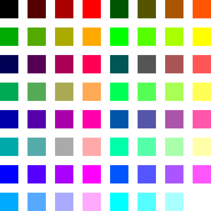 color palette that I made. feel free to use it. =D