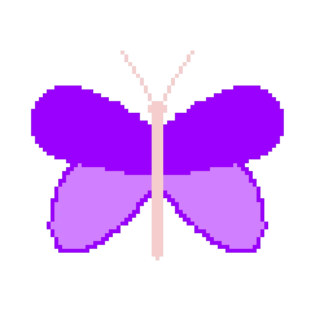 crochet butterfly 16x16 pillow