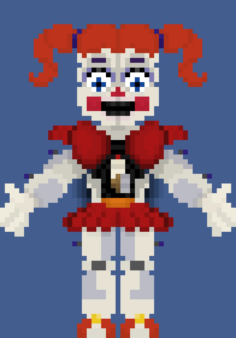 Circus Baby Before Capturing Elizabeth