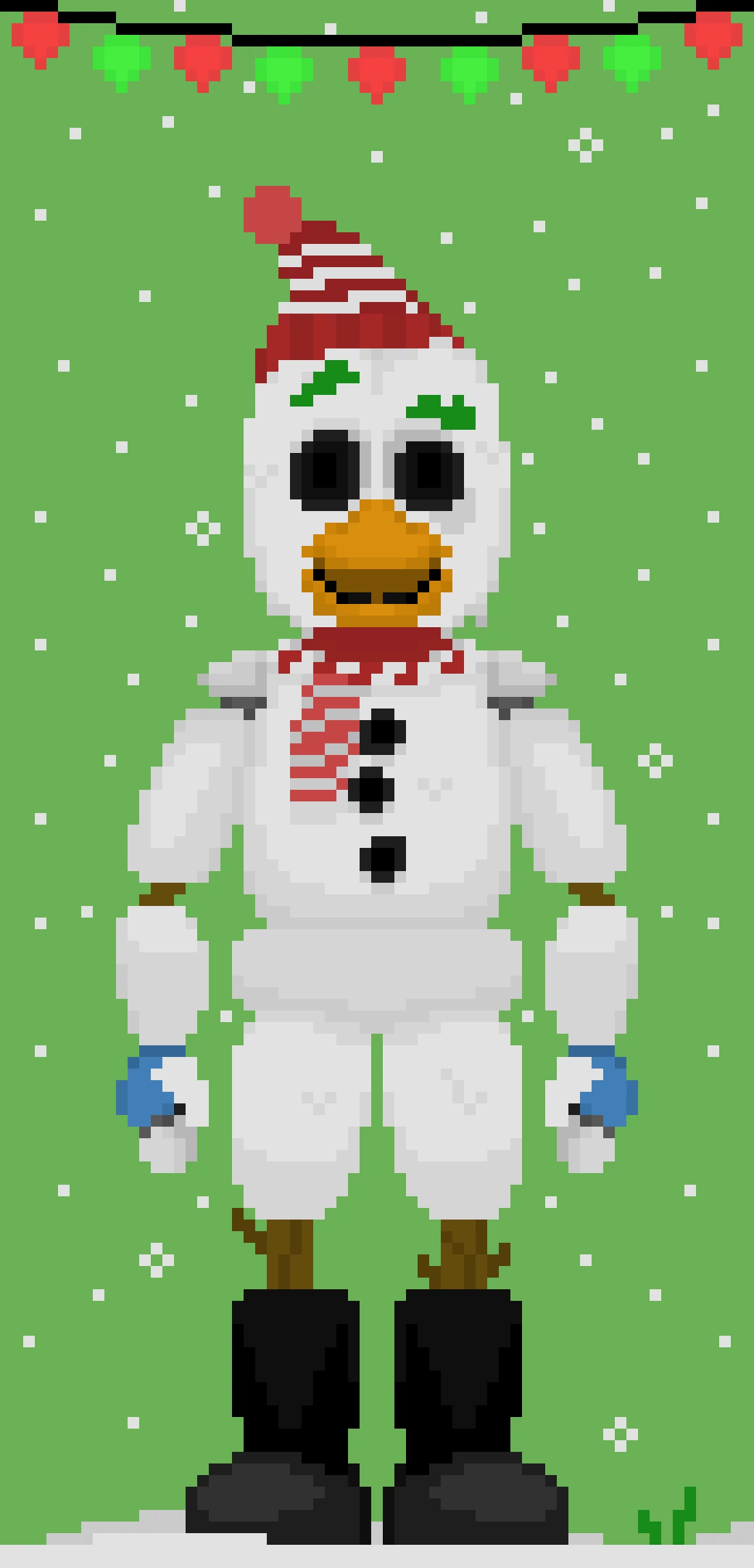 snow chica is feeling festive happy holidays contest