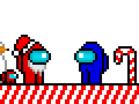 Among us kill (merry chrismas especial) A big Candy