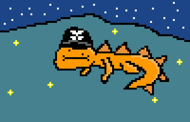 a wild wellitsfine blocks your path