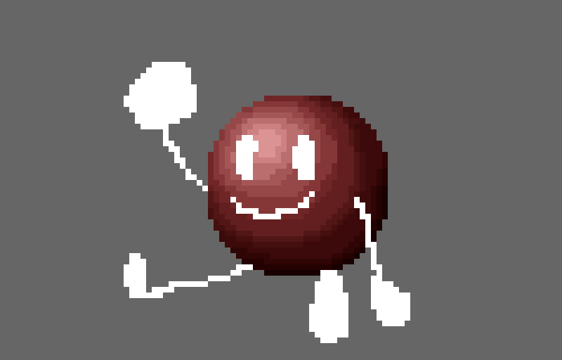 ball guy: pixel art by @mr_dude