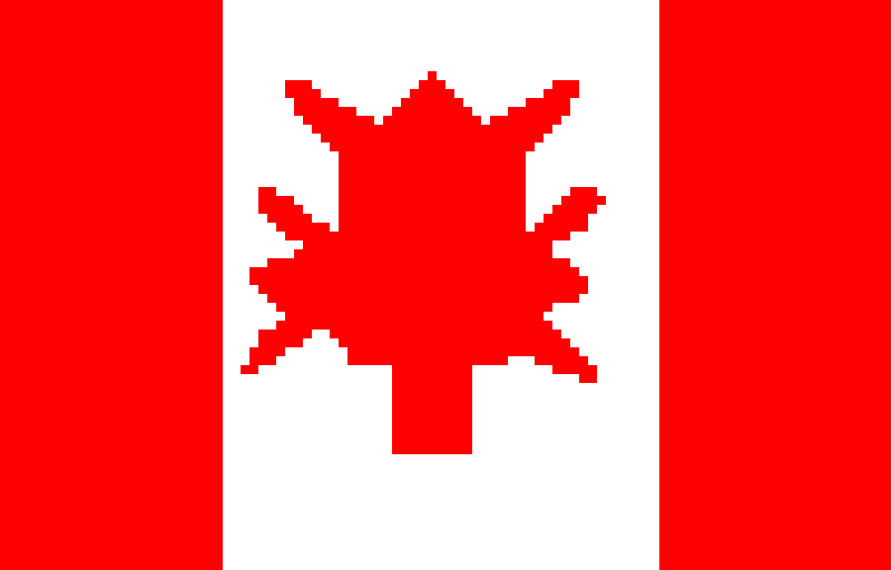 Canada the leaf is hard to draw