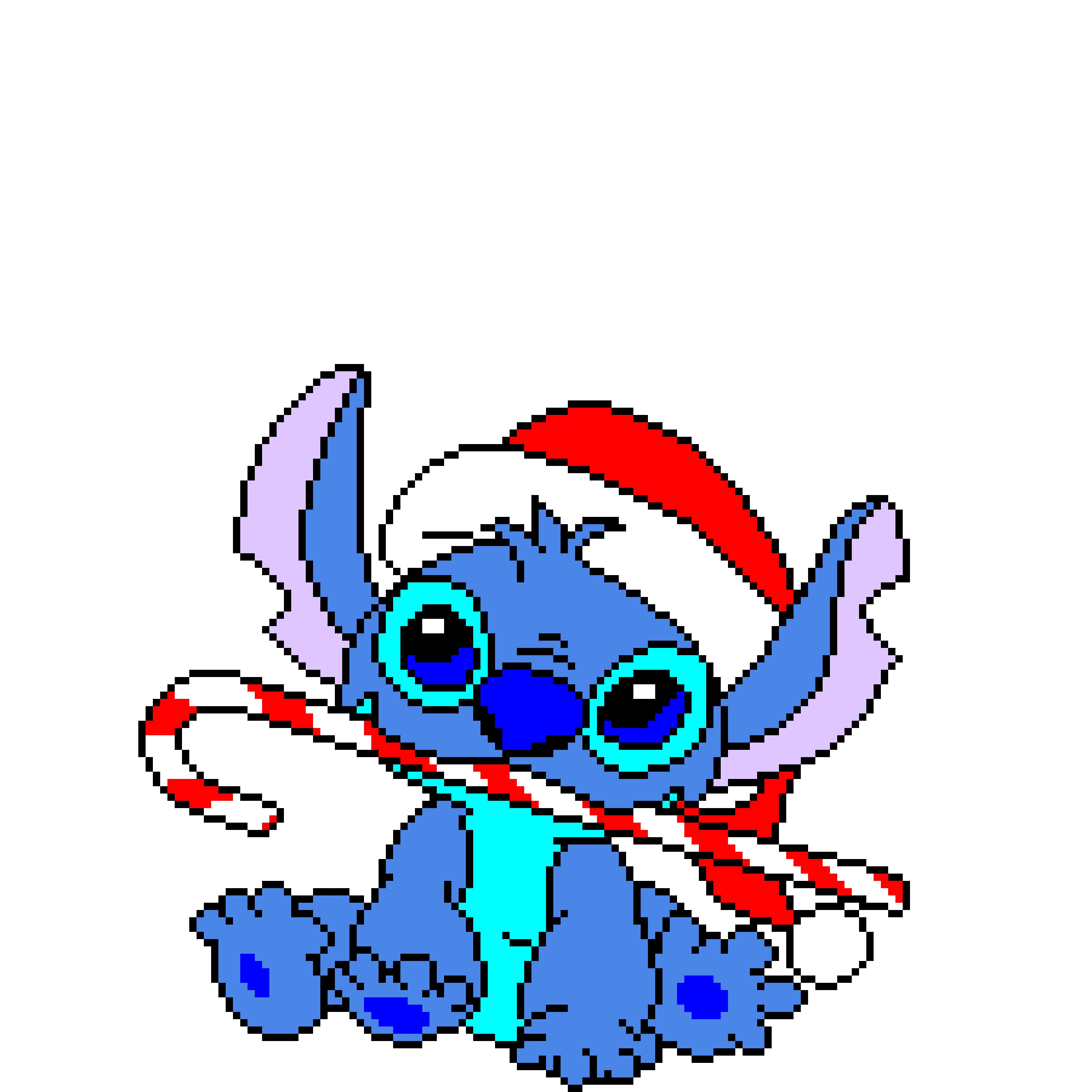 Christmas Stitch with candy cane (contest)