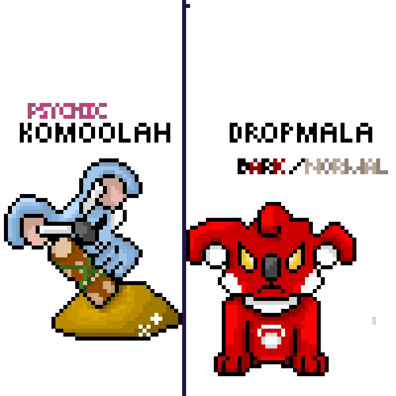 Divergent Komala Fakemon for my Australia Region Ulurunga