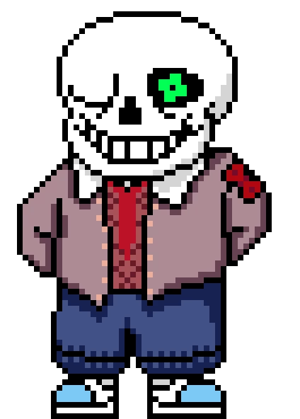 DokiTaleShift Sans (Sans in Sayori role)
