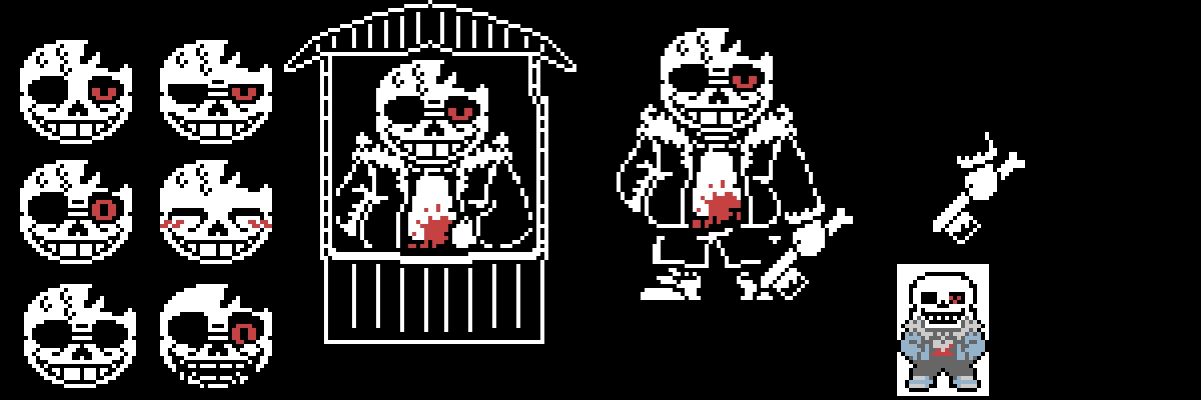 horrortale sans sprite sheet