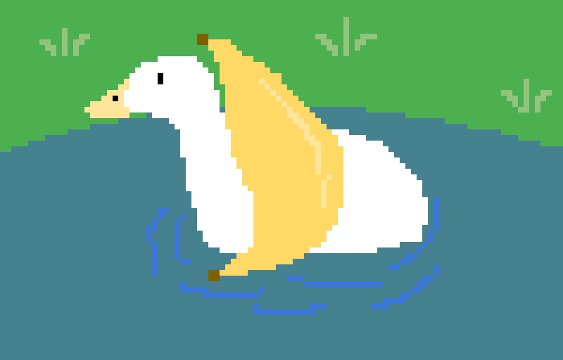 i drew u banna duck