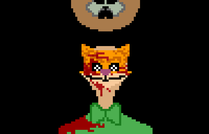 Nick wilde as horror concept.