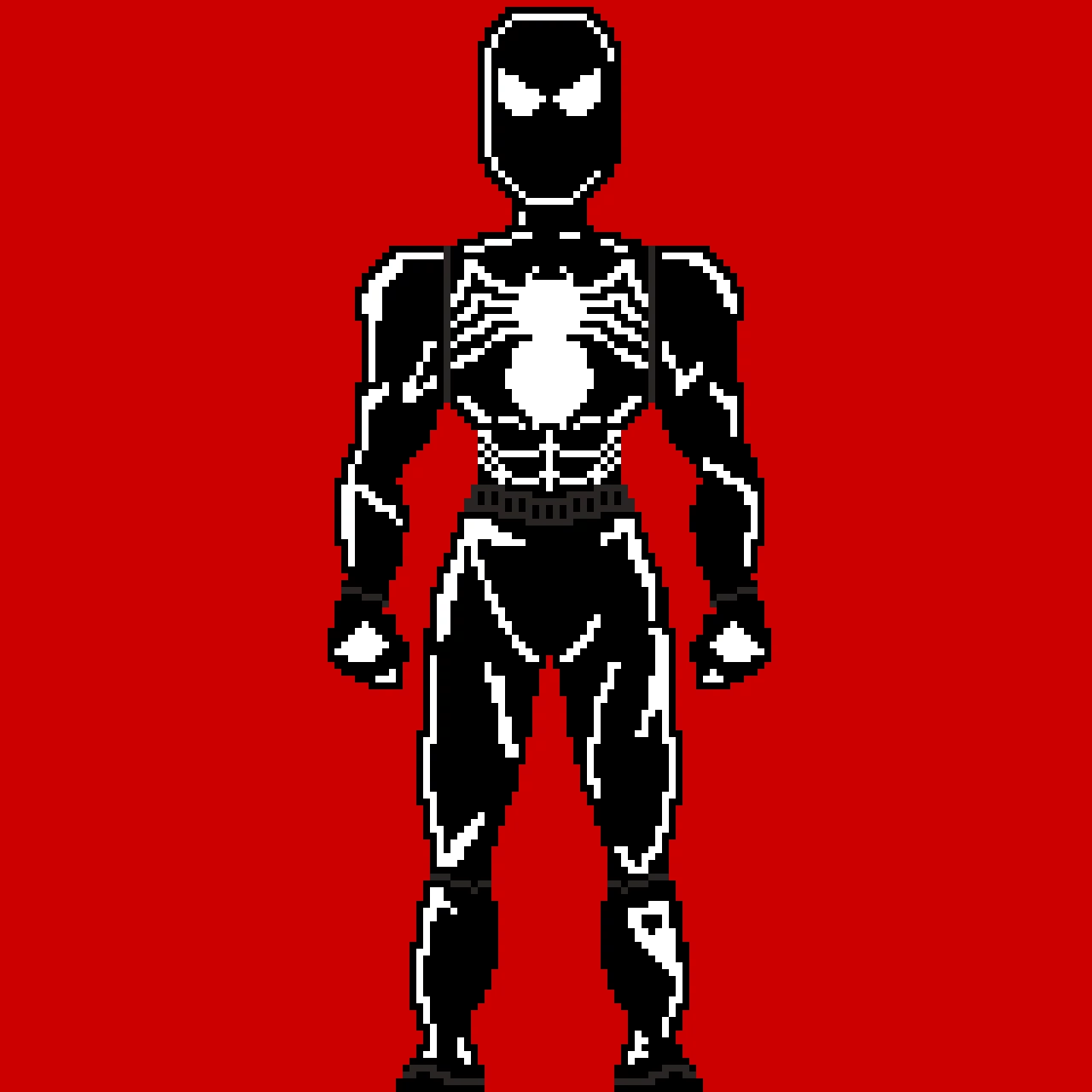 og black spiderman suit