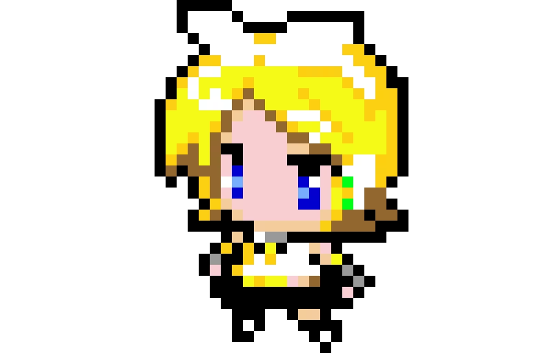 People seem to like the Miku and Teto art, so here&acute;s Rin. I&acute;ll do Neru next