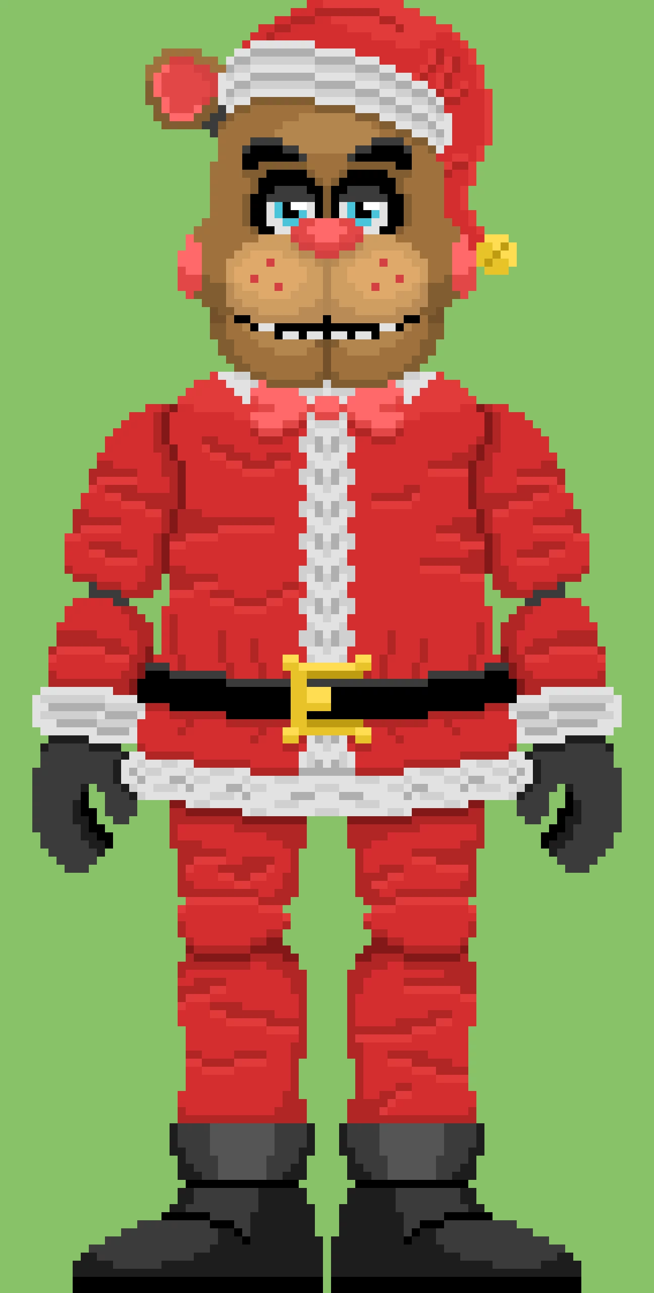 santa freddy fazbear is feeling festive merry christmas