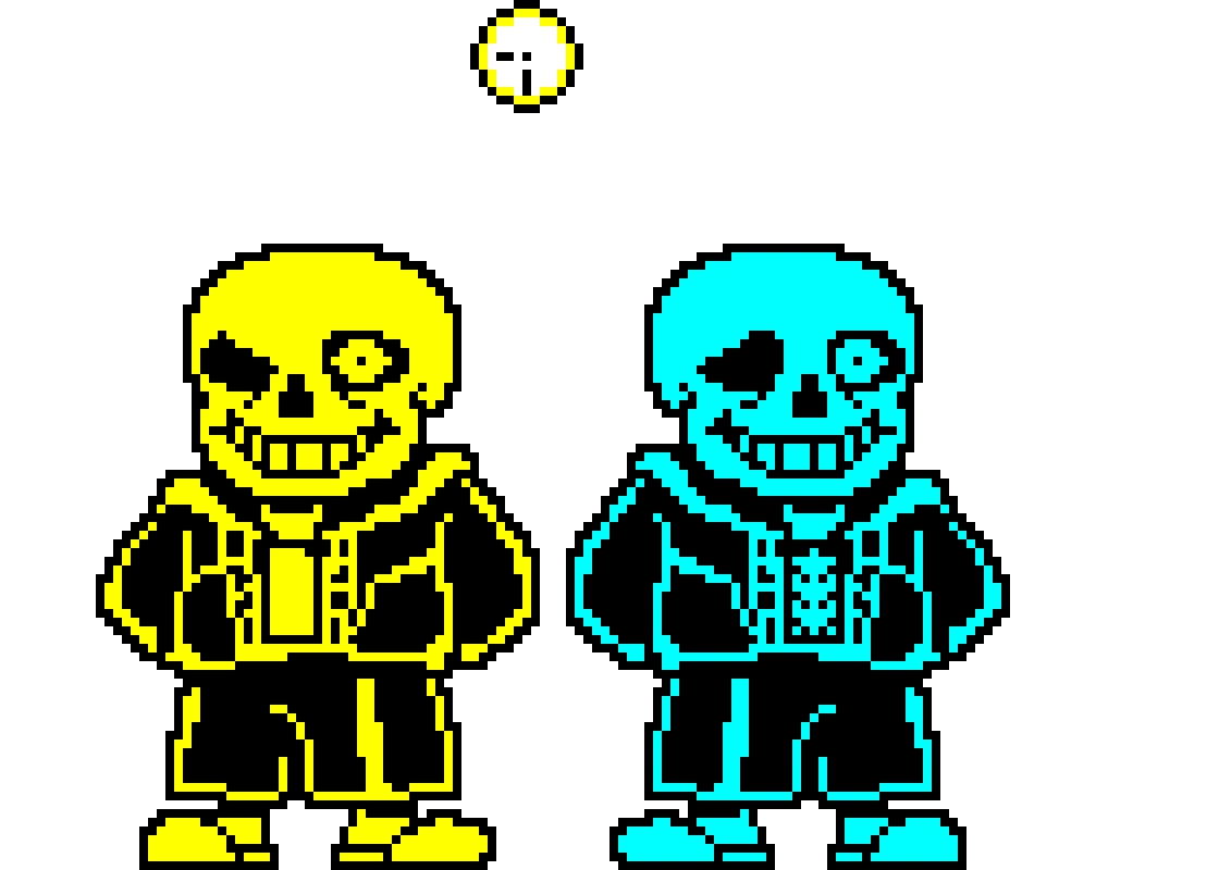 super high effort time paradox yellow and cyan sans real