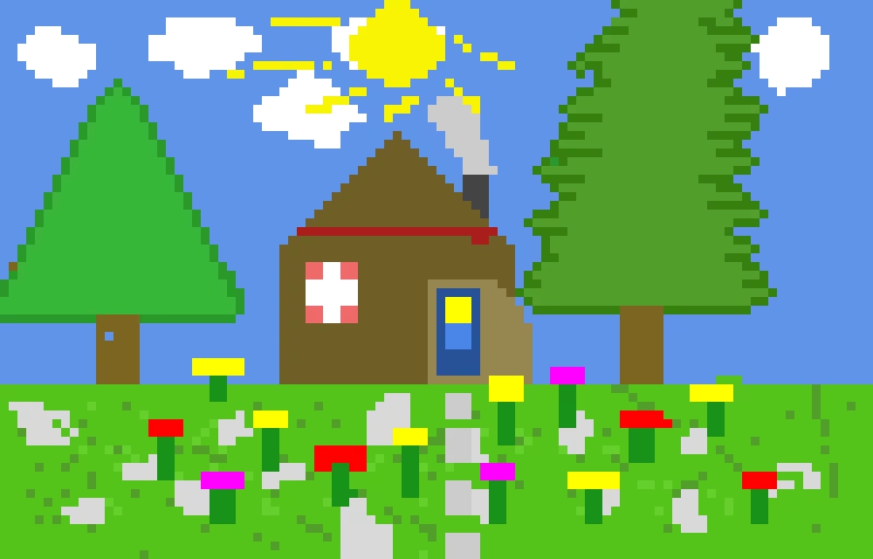 v.3 of the cabin in the forest challenge(challenge make this but a winter,fall,spring version)