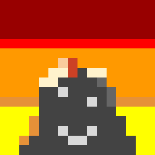 volcano from warm like fire fan made gif