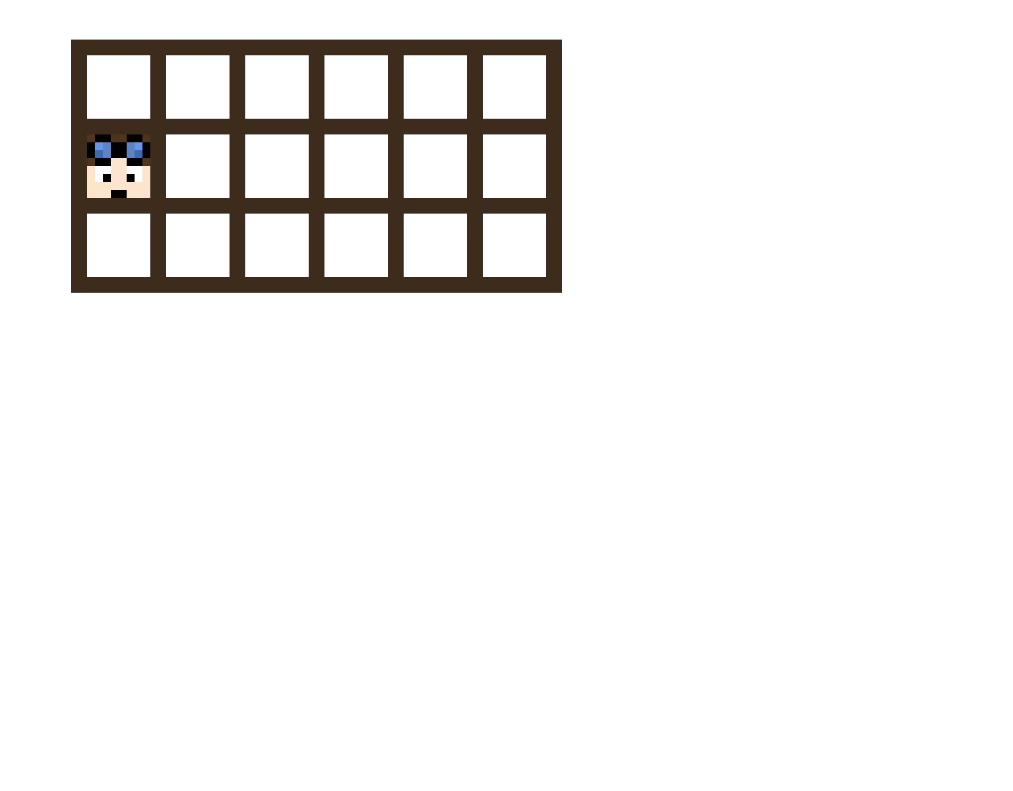 add a minecraft youtuber head new challenge by me added dantdm add more squares if needed