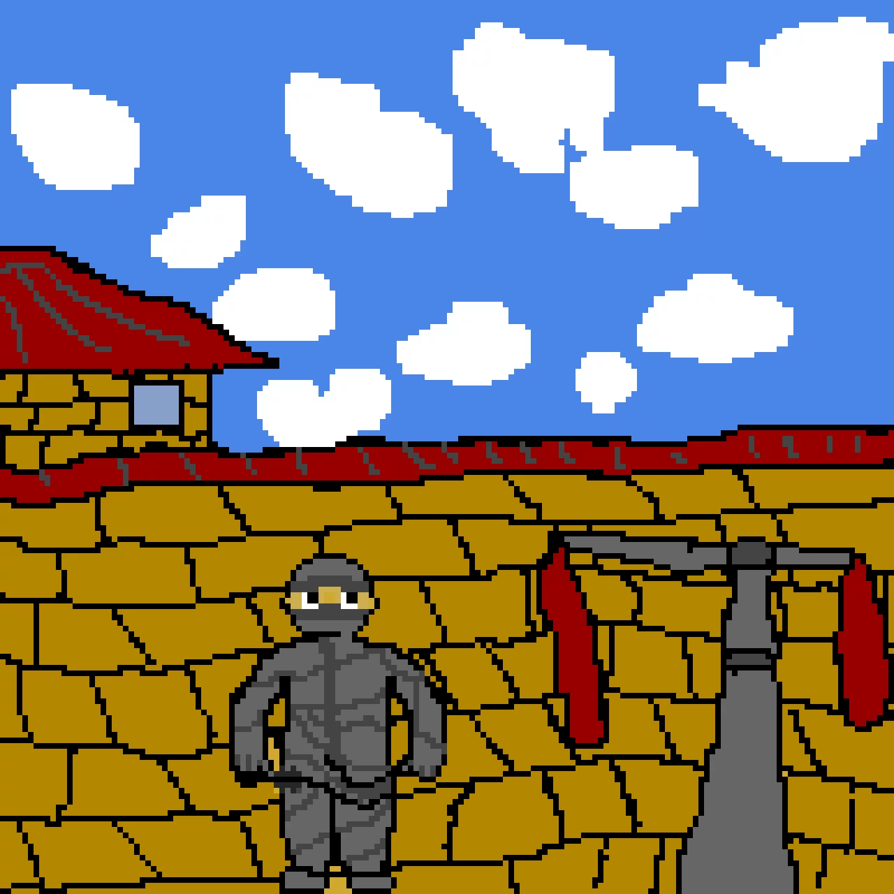 Bob the ninja training ( please like it took 3 hours)