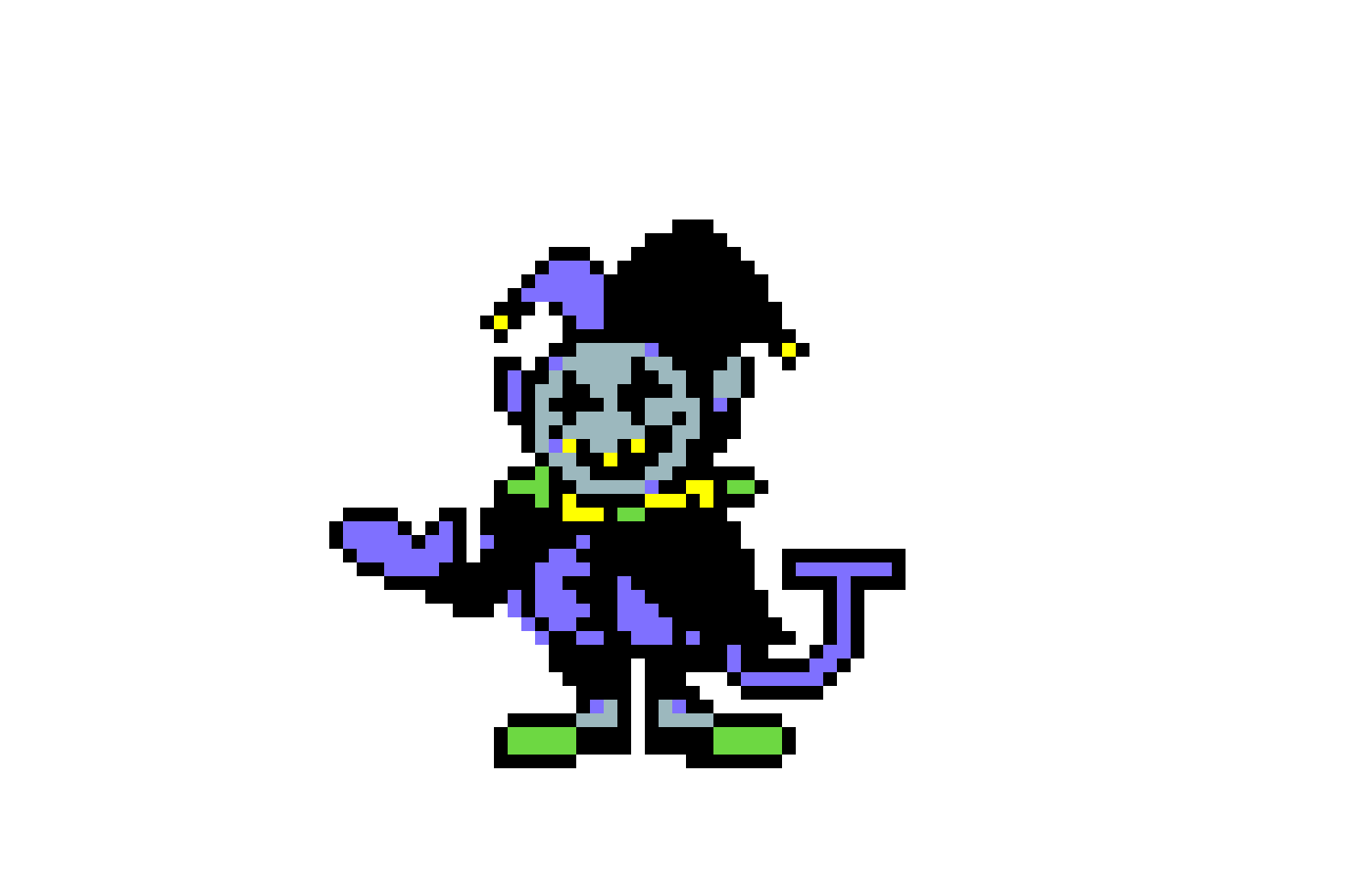 Drawing Deltarune/Undertale characters: Jevil