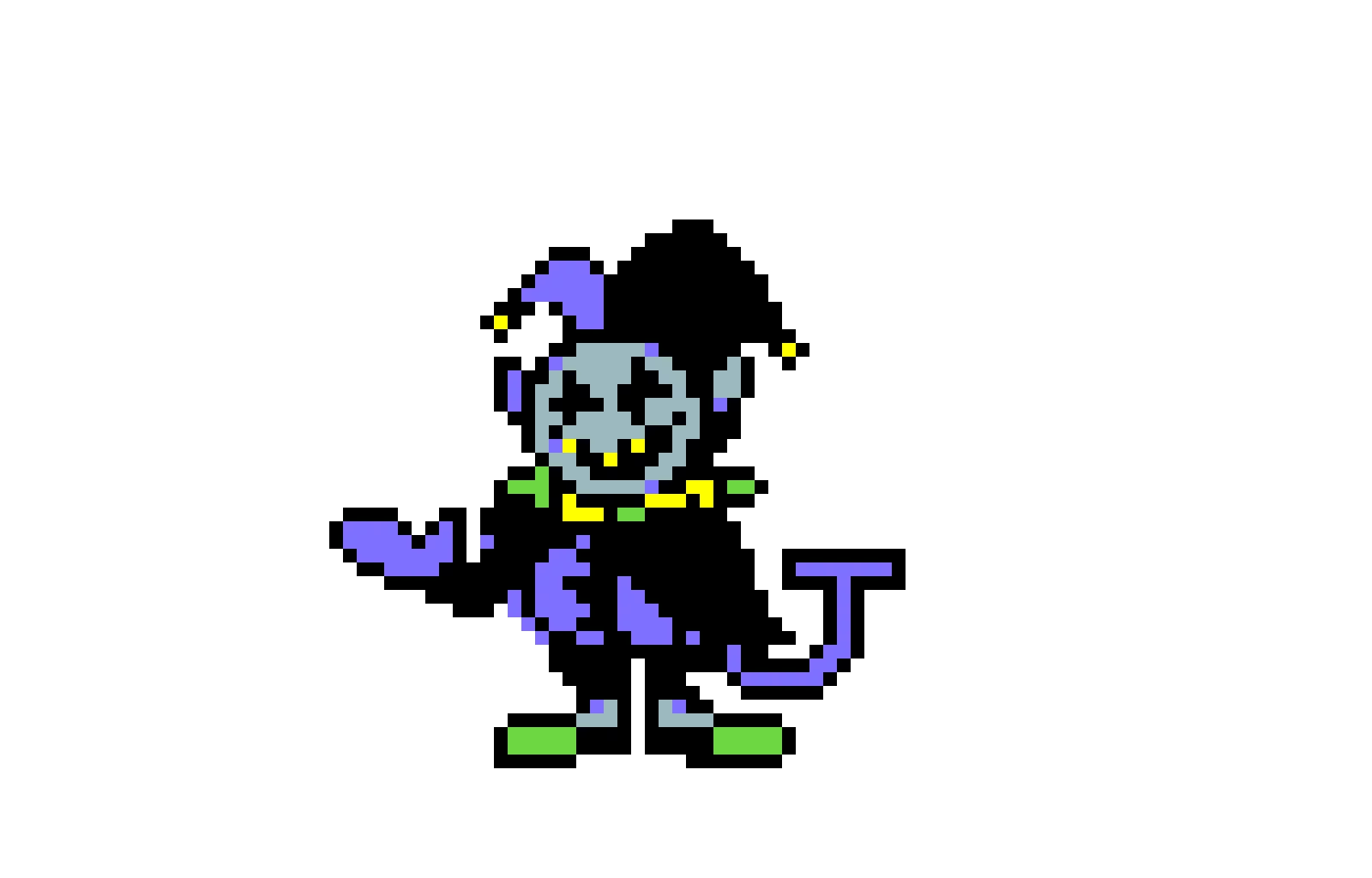 Drawing Deltarune/Undertale characters: Jevil