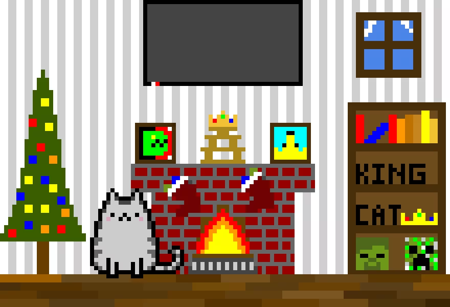 fireplace background add model