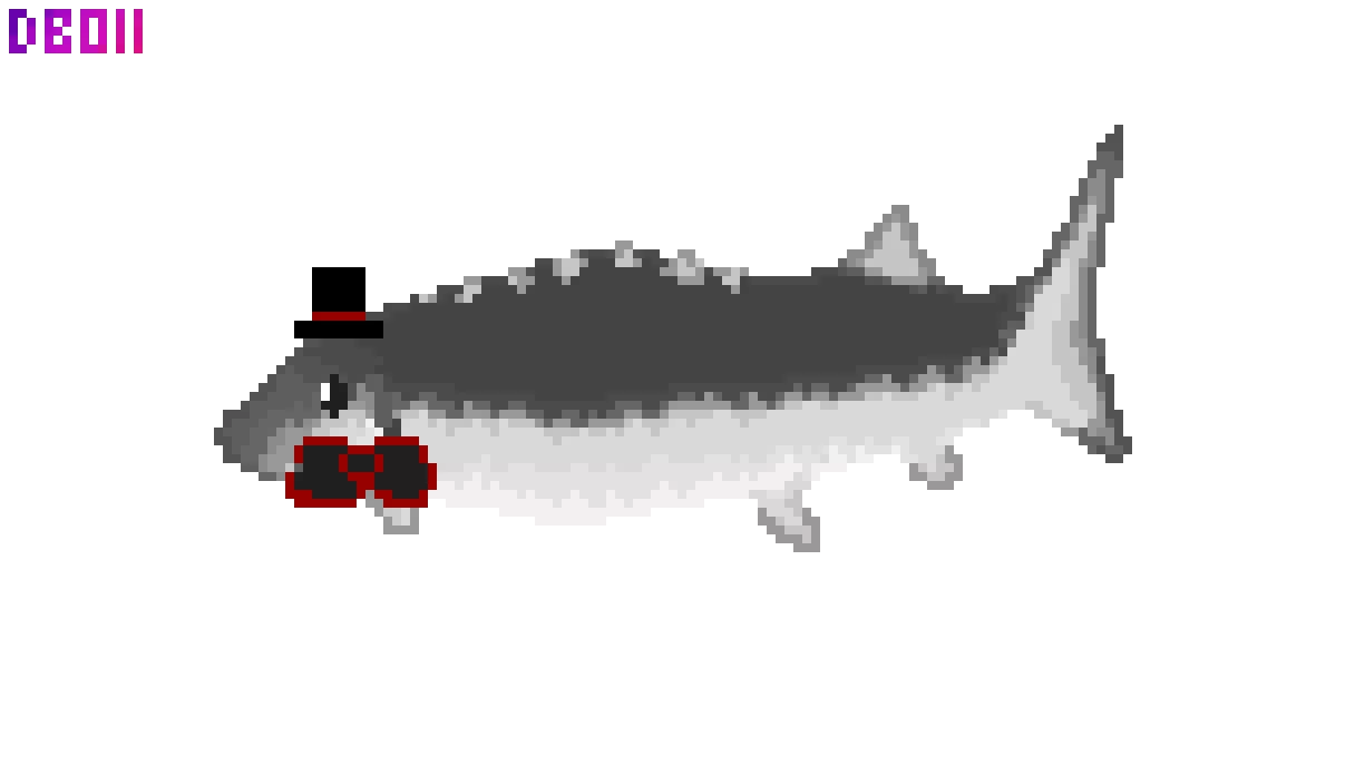 i made the fish a gentlemen