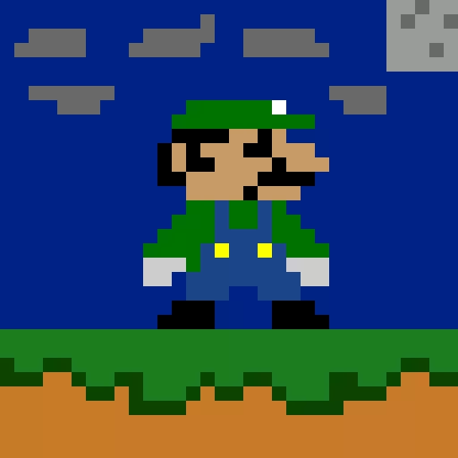 luigi disintegrate part of gif