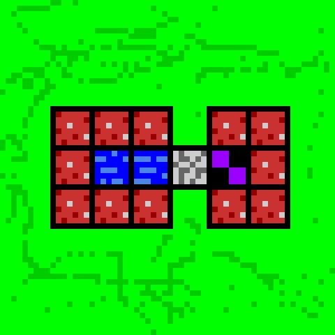 this was my pre-made cobblestone generator I spawned with in Skyblock. WHAT IS WRONG WITH THE LAVA?!